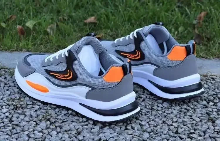 Men's Casual Sports Shoes New Spring Autumn Online Lightweight Soft Bottom Anti-Slip Deodorous Running Shoes Breathable EVA Mate