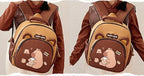 Children Capybara School Bag Cute Fashion Boy Girl Backpack Kids Kindergarten Rucksack Baby Gift