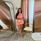 CM.YAYA Women Stand Collar Sleeveless Bodycon Midi Dress 2024 Summer Solid Evening Party Club Fashion Dresses Vestidos