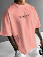 Men's Casual Fashion T-shirt Printed Cotton Boston Slogan Letter Crew Jumper Summer Daily Outdoor Sports Leisure Sports