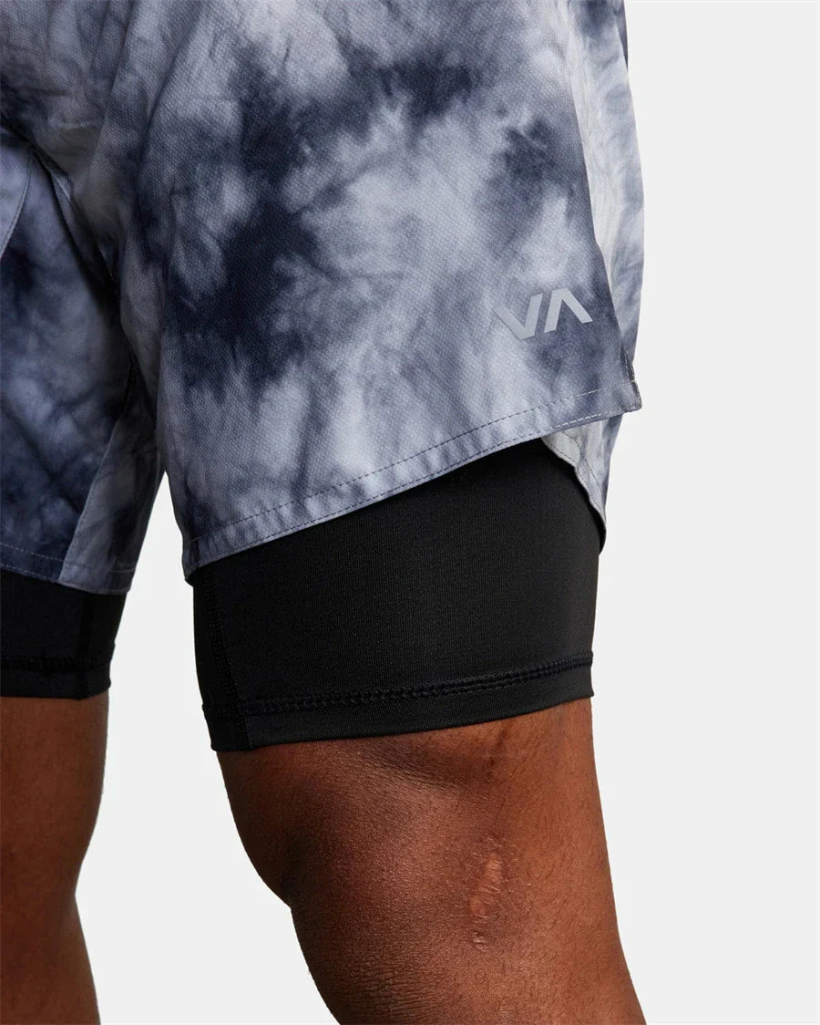 Fitness Shorts Men's Training Sports Jogging Fitness Woven Quick Dry New 2-in-1 Double-layer Sports Fitness Running Shorts