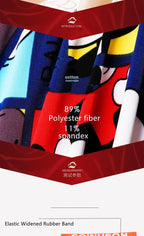 Lightweight Ice Silk Mens Underwear Elastic waistband Boyshorts Cotton 3D-Pouth Youth Boxer shorts Loose Male Boxer Underpants