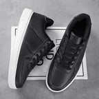 Fashion Leather Men White Sneakers Breathable Comfort Classic Casual Shoes Mens Outdoor Walking Shoes Couple Footwear Size 36-47