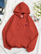 Cherries Cosh Valentine Funny Print Hoody Men Women Hip Hop Pullover Hoodie Loose Warm Sweatshirt Fashion Fleece Clothing Couple