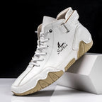 New 2025 Handmade Men Boots Design Sneakers Man Outdoor Casual Leather Men Shoes Ankle Boots Fall Breathable Hot Sale