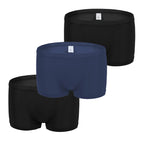 CLEVER-MENMODE 3/ kit Men Underwear Ice Silk Sexy Translucent Boxer Shorts Ultra-thin Panties Boxershorts Underpants Cool