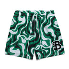 BKTSQD American Style Trendy Brand Sports Shorts Men's Casual Mesh Quick drying quarter knee basketball running beach shorts