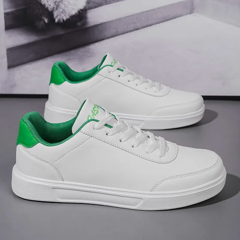 YRZL Men White Shoes Couple Casual Skateboard Shoes Comfortable Sneakers Lightweight Walking Women Tenis Shoes Plus Size 36-46