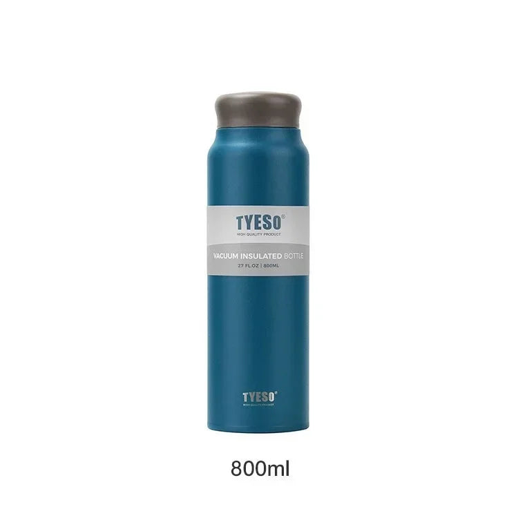 TYESO Stainless Steel Insulated Cups Coffee Thermos Cups Portable Large Capacity Home Office Travel Water Cup Drinking Utensil