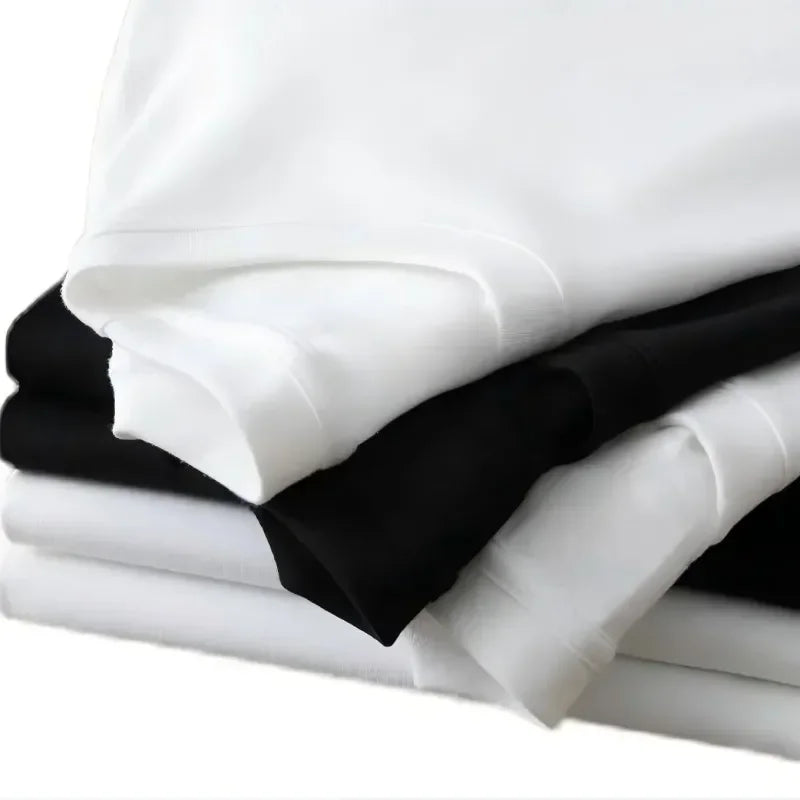 New Trendy Brand Classic Letter Round Neck Printed Short-sleeved Men's Women's Couples T-shirt Pure Cotton Comfortable  Casual