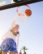 BKTSQD American Style Trendy Brand Sports Shorts Men's Casual Mesh Quick drying quarter knee basketball running beach shorts