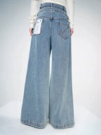 Women's Jeans Harajuku Y2k Japanese 2000s Style 90s Aesthetic Baggy Denim Trousers Punk Jean Pants Vintage Trashy Clothes 2025