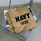 Summer Simple Casual Korean Fashion Letter Print Oversize Loose Round Neck Short Sleeve Dress for Women