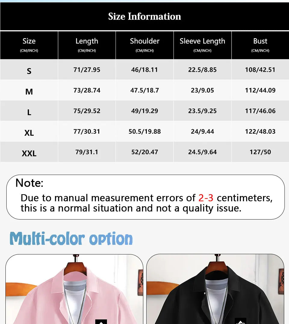 Europe and the United States men's summer casual loose cardigan men's short-sleeved shirt trend Men T-Shirt casual shirt