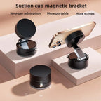 Double Sided Suction Cup Magnetic Phone Holder Lazy Multi-functional Foldable Storage Holder Vacuum Suction Phone Holder