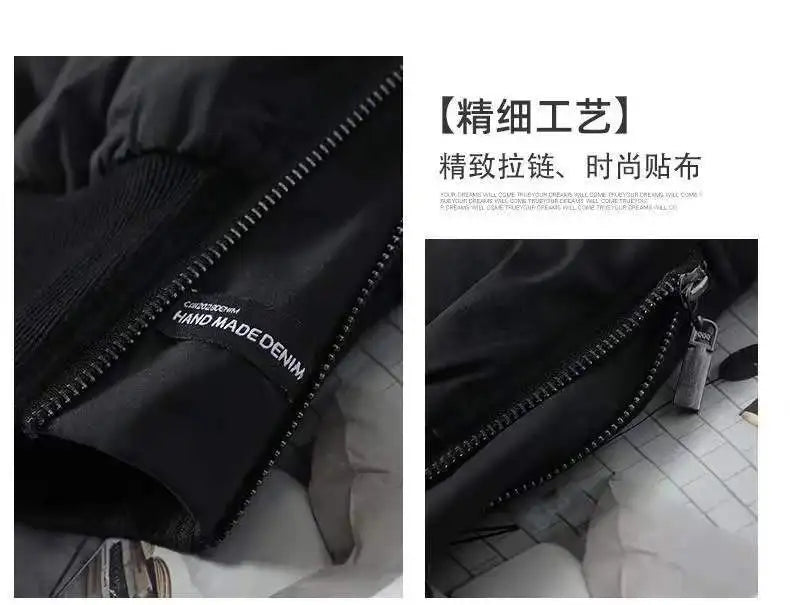 down Bottoming down Cotton Pants Women's New Loose High Waist down Wadded Trousers Women's Fashion Autumn and Winter New