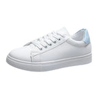 Trendy and minimalist 2025 white shoes, new spring and autumn fashion classic versatile student casual sports flat shoes