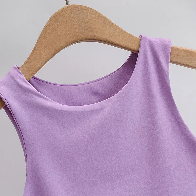 I LOVE ANAL Letters Print Summer Fashion Women Sexy Slim Tops O-neck Sleeveless Double Nylon Ladies Good Quality Tank Top