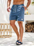 Summer New Arrival Sports Short Men New Comfortable Elastic Waist Clothing Male Breathable Short Trousers .Casual Shorts for  Men