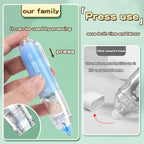 Double-sided Adhesive Press Spot Glue Pen Large Capacity High Viscosity Correction Tape Replaceable Core Office Supplies