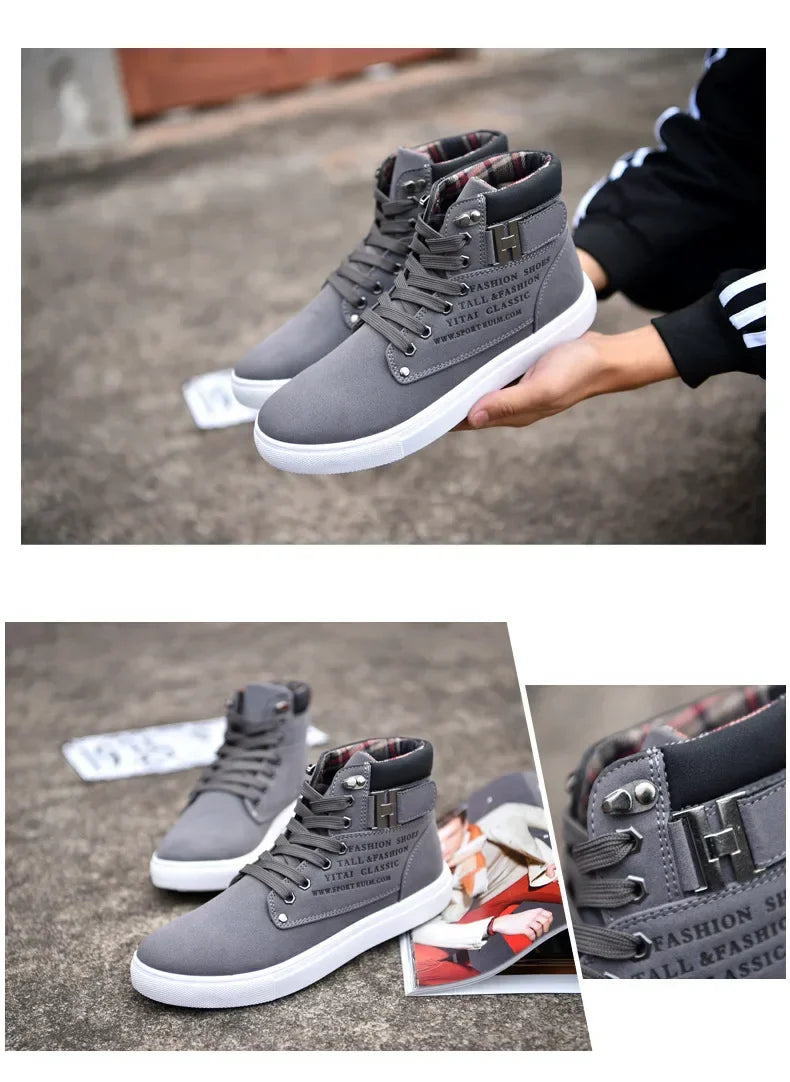 Men's Sneakers Comfortable Casual Shoes for Men Fashion Non-slip Platform Shoes Brand Mens tennis Shoes Boots Masculino