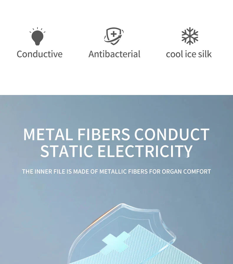 MIIOW 3Pcs Ice Silk Man Underwear Boxer Metal Fiber Antistatic Men Underpants Seamless Cut Hem Men's Panties Boxers Shorts Trunk