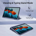 Case For Samsung Galaxy Tab S7/S8/S9 11 in for S6 Lite 10.4 S7 FE S8 S9 S10 Plus 12.4 S8 S9 With Pen Tray Tablet Cover