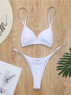 Diamond Swimwear Women 2024 Sexy Pink Micro Bikini Brazilian Black Rhinestone Thong Swimsuits Beach Push Up Bathing Suit Biquini