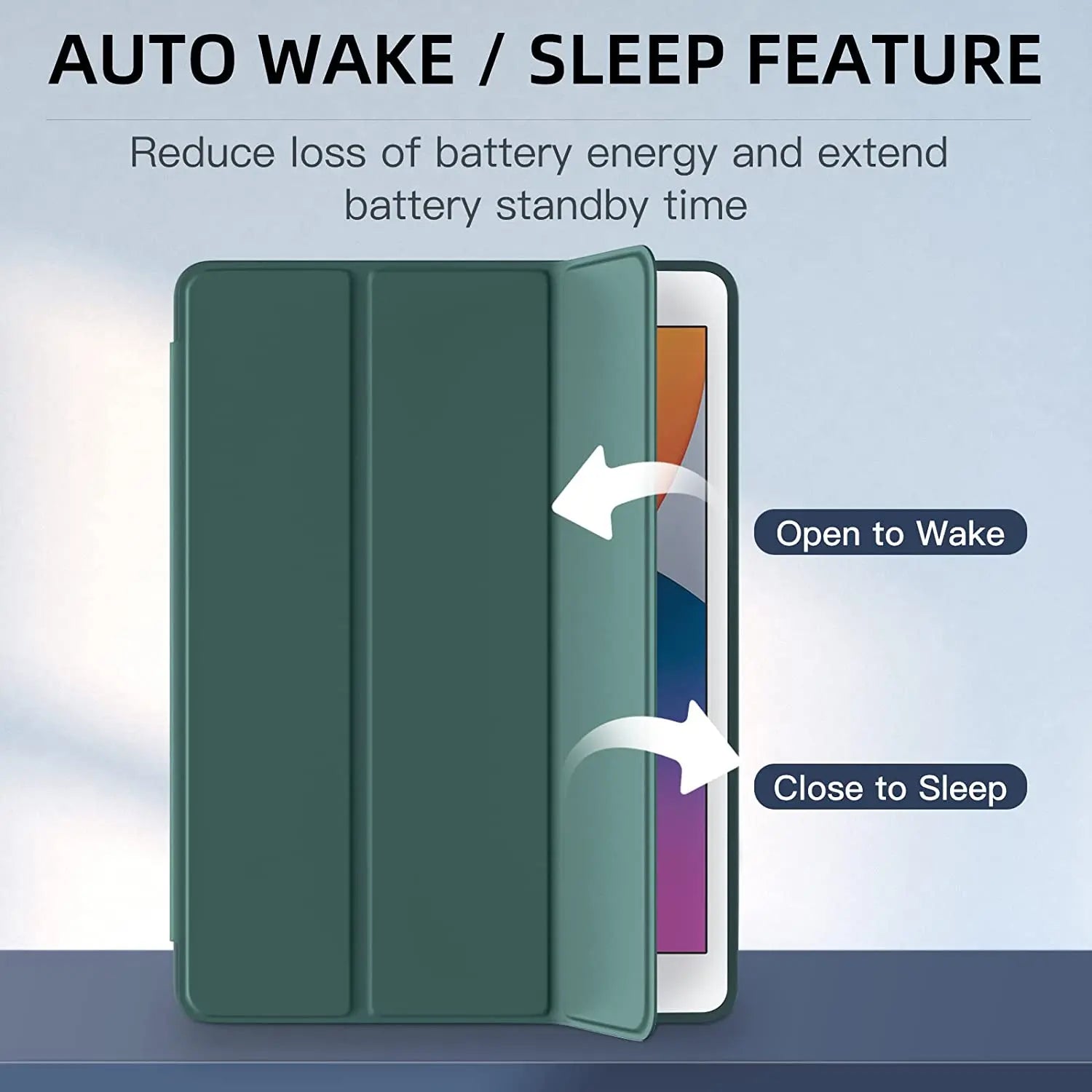 With Pencil Holder Funda for New iPad 10.2 iPad Air 5th/4th Generation 10.9 iPad Air11 M2 Pro11 M4 2024 Air1 2 2017 2018 7 8 9th