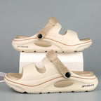 Summer Men's Outdoor Sandals Slippers Beach Comfortable Slides Soft Clogs Men Casual Water Garden Shoes Men Women Beach Sandals