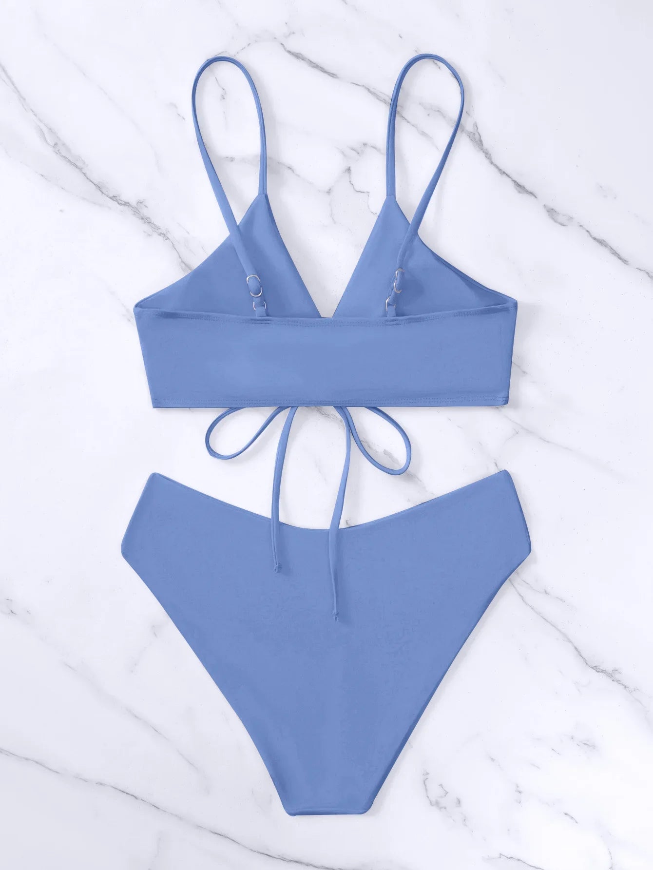 Summer Women's Leopard Patchwork Swimsuit Sexy Back Cross Lace-Up Swimwear High Waist Bikini Set Push Up Bathing Suit Beachwear