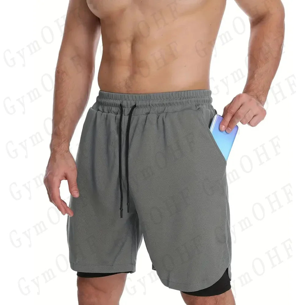 Men's sports shorts, spider print compression shorts, informal, training, running, 2-in-1, Y2K order shipped directly
