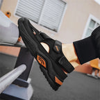 Fashion Hollow Men Sandals Summer Mens Casual Shoes Non-slip Platform Sneakers New Mesh Versatile Breathable Beach Sports Shoes