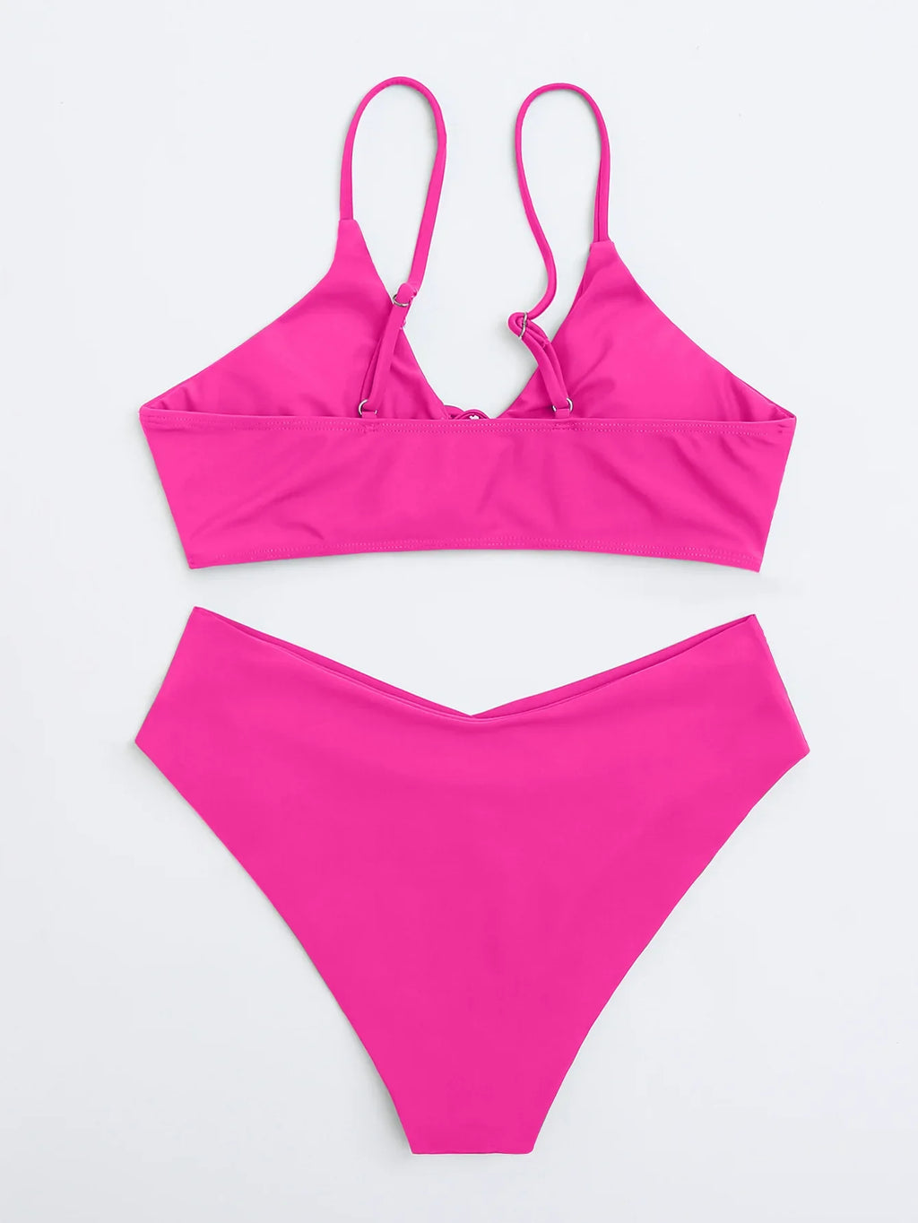 Summer Women's Leopard Patchwork Swimsuit Sexy Back Cross Lace-Up Swimwear High Waist Bikini Set Push Up Bathing Suit Beachwear