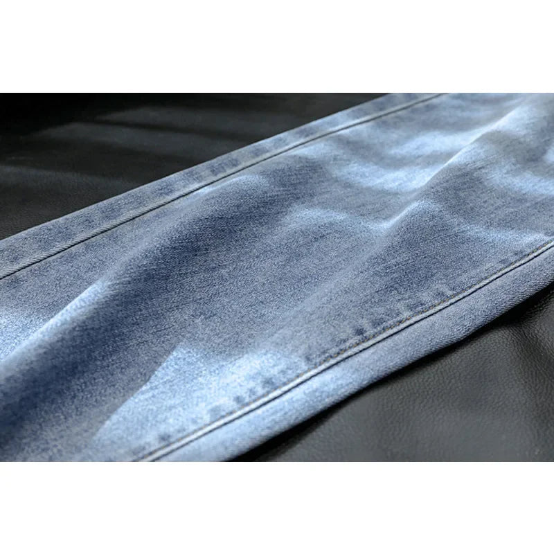 High-Waisted Loose-Fit Casual Slimming Straight-Leg Jeans Women's Petite Wide-Leg Trousers Fashionable Streetwear From China