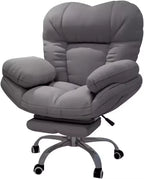 Dark Gray Recliner Gaming Chair - Home Office Desk Chair with Lift, Comfortable Armchair for Living Room & Bedroom