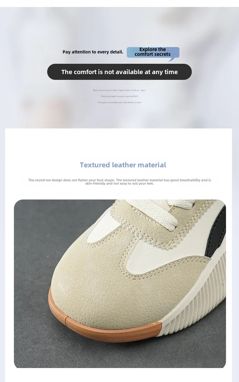 Women's Spring 2025 New Casual Sports Shoes Women Sneakers Round Toe High Quality Shoes Ladies Platform Shoes