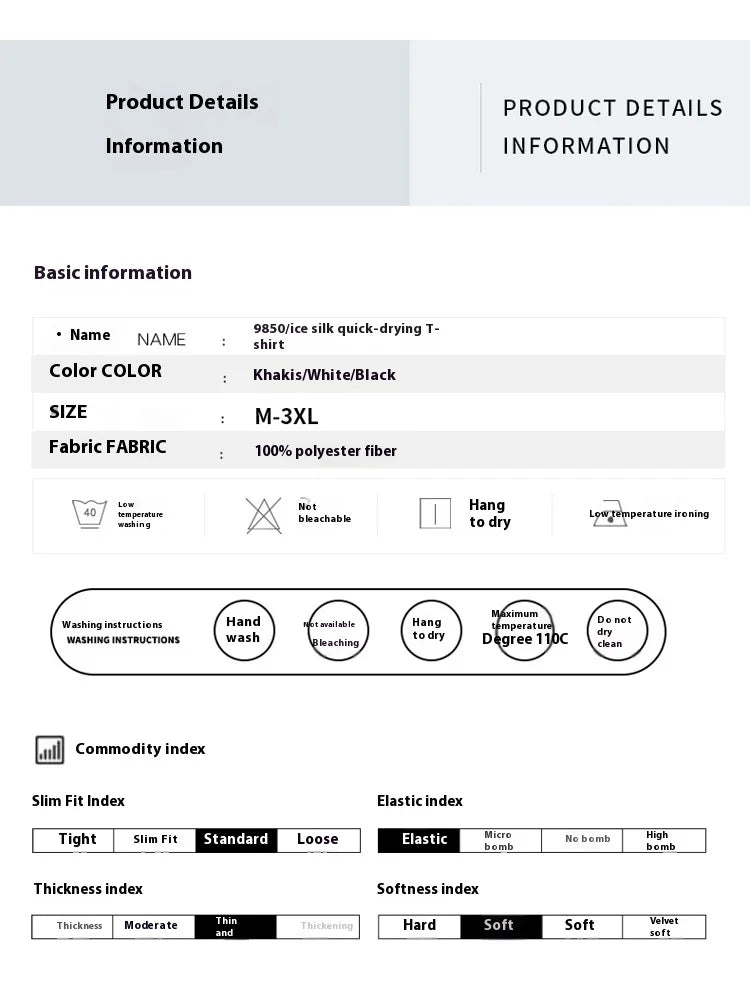 New Summer Polo Shirt Men's Contrast Color T-shirt Ice Silk Quick-drying Thin Lapel Half-sleeved Casual Wear Men Clothing Golf