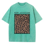 Yosemite National Papk Prints Washed T Shirts Women Cotton T-Shirts Distressed Oversized O-Neck Tops Summer Casual Woman Clothes