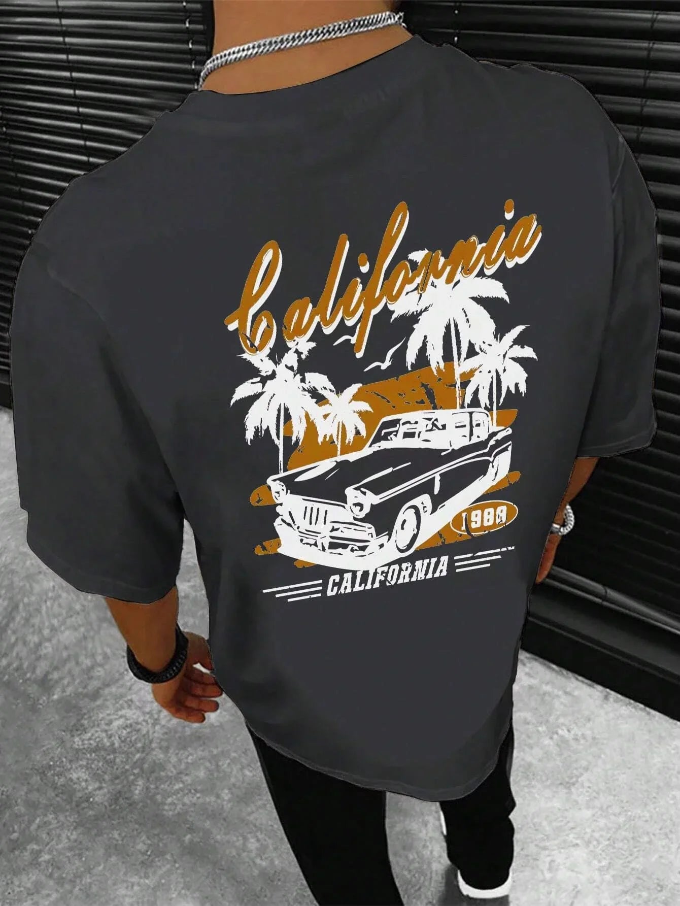 California Extreme Sports Racing Competitions T-Shirt Men Fashion Cotton Clothes Summer T-Shirts Hip Hop Oversized Casual Tops
