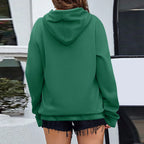 y2k Solid Minimalist Women's Hoodie, Long Sleeve With Pocket Casual Daily Wear 2024 Women Hoodies Autumn Sudadera de mujer