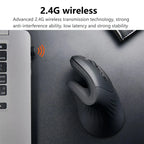 Warvank U1 Vertical Wireless Mouse Rechargeable Silent Office Mice Ergonomics DPI Adjustable For Laptop PC Computer Office Home