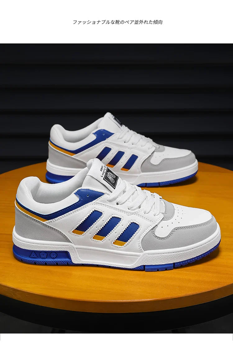 New lace-up breathable sports casual shoes for women classic low top student round head non-slip shoes for men