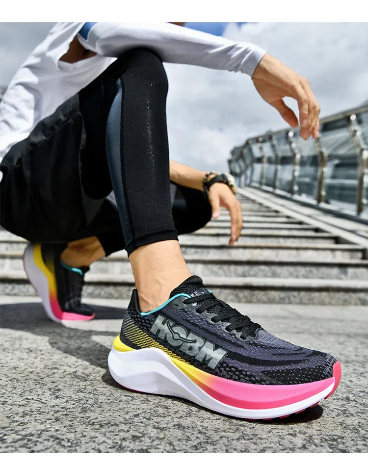 Fashionable Video Shock Absorption Running Shoes Sports Unisex Lightweight Mesh Breathable CLIMACOOL Technology Running Shoes