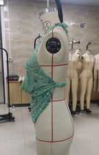 hirigin Sexy Glitter Sequin Tank Tops Women Y2K Fashion Deep V-neck Hollow Out Cropped Tops Tee Summer New Backless Beach Tops