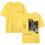 Don'T Dream Your Life Live Your Dream Men Clothes Fashion Summer T-Shirts Streetwear 100% Cotton Loose Tops Breathable Tee