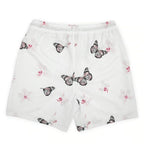 Summer New men short pant Rose Design Casual Shorts Street Hip Hop Fitness Polyester Fast Dry Breathable Embroidery Men Shorts