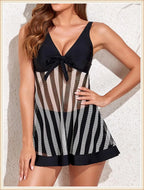 High Waist Swimsuit Beach Dress 2024 Women 2 Piece Printed Tankini Set Swimwear Female Bathing Swimming Swim Suit Beachwear Lady