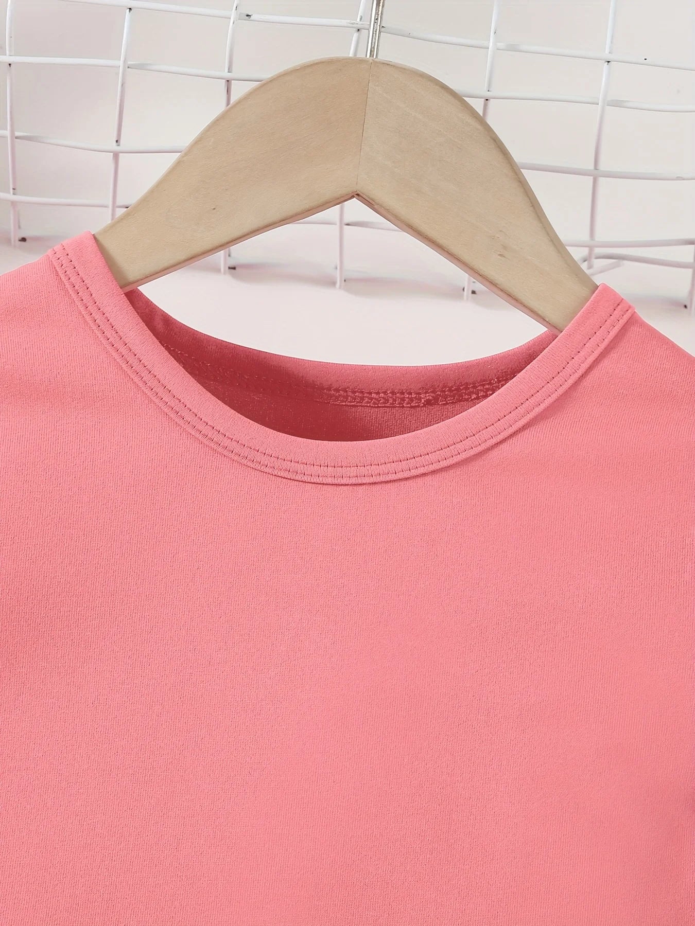 Girls' summer comfortable pattern printed ruffle edge dress, fashionable solid color versatile, suitable for outdoor leisure