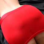 Dazzling Women's Ice Silk Sheer Nightclub Mini Tube Dress Perfect Party Wear for Enticing Appeal and Unmatched Comfort